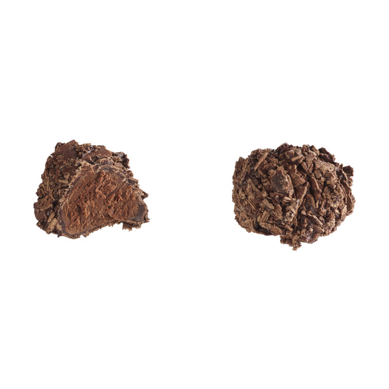 Raspberry truffle - dark flaked truffle with raspberry paste based filling 13g