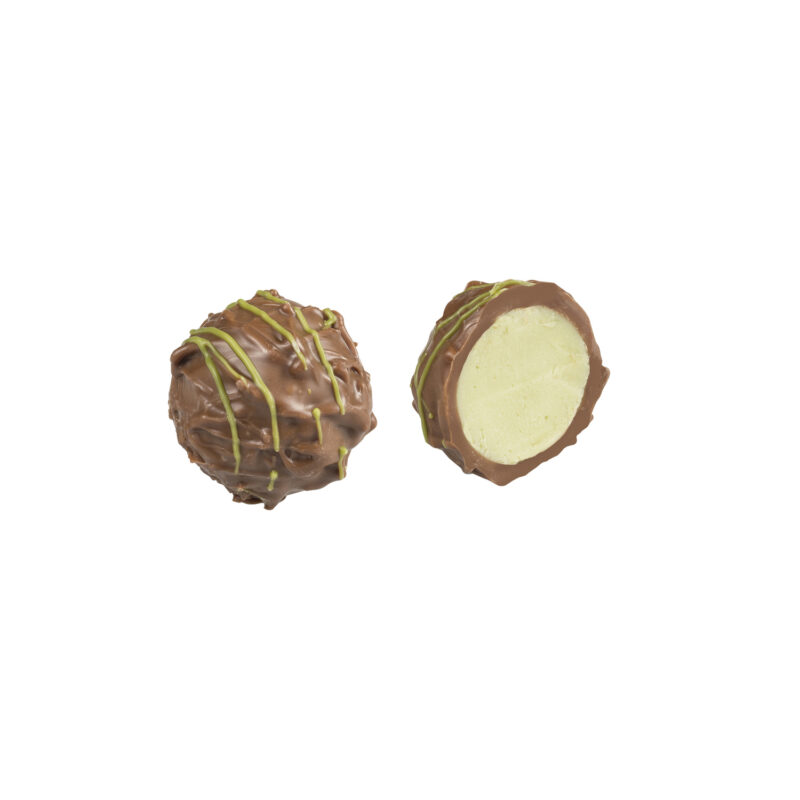 Pistachio Cream - milk chocolate enrobed pistachio fresh cream 13g