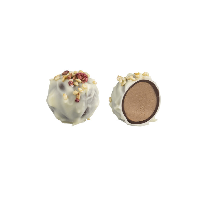 Black Forest - white chocolate enrobed mixed fruit fresh cream 13g