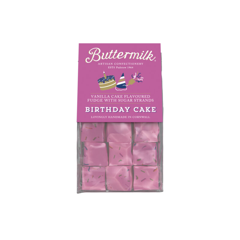 Buttermilk smooth birthday cake fudge in grab bag