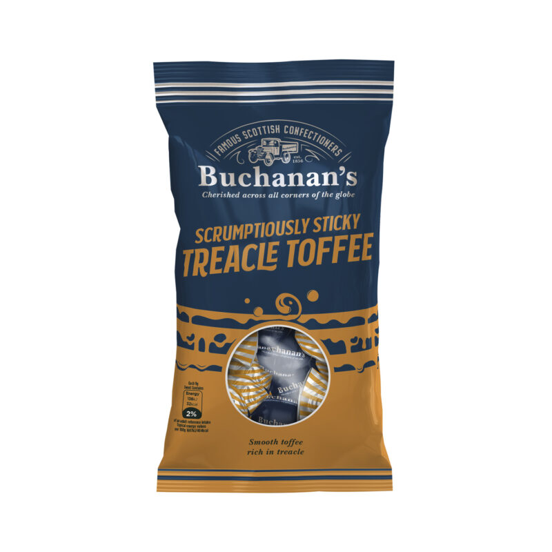 Buchanan's bag of Scrumptiously Sticky Treacle Toffee