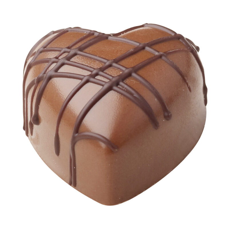 Passion Heart - passion fruit ganache in milk chocolate 12.8g