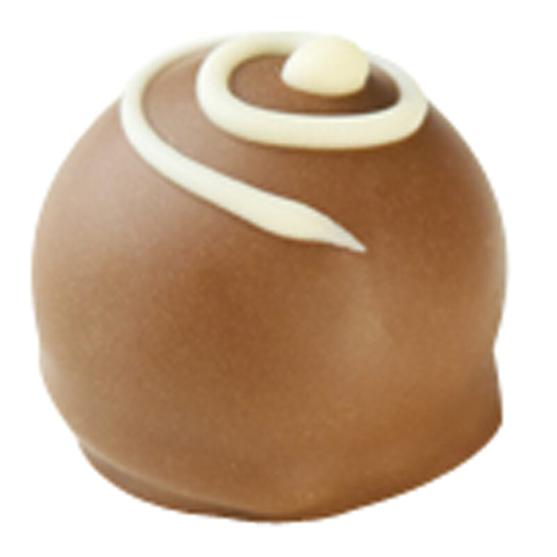 Signature - cream caramel on a croquant base in milk chocolate 18.4g