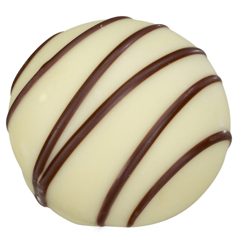 Okapi - white chocolate with a coffee caramel filling on a croquant base 17.7g