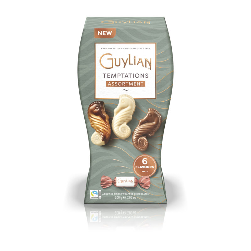 Guylian Temptations twist wrapped mixed flavour seahorses