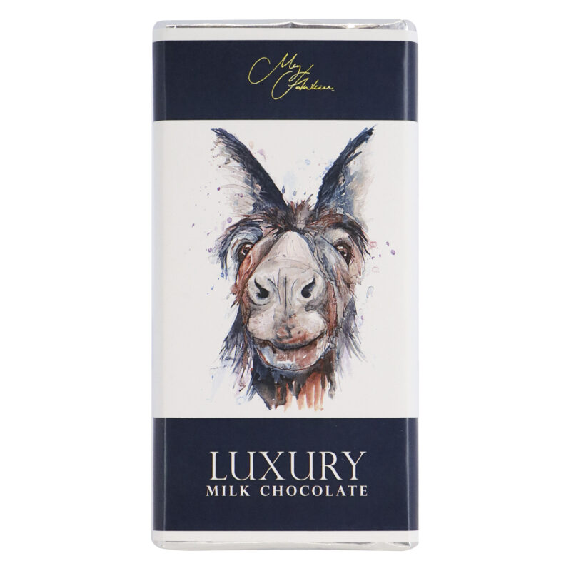 Meg Hawkins Donkey design milk chocolate bar