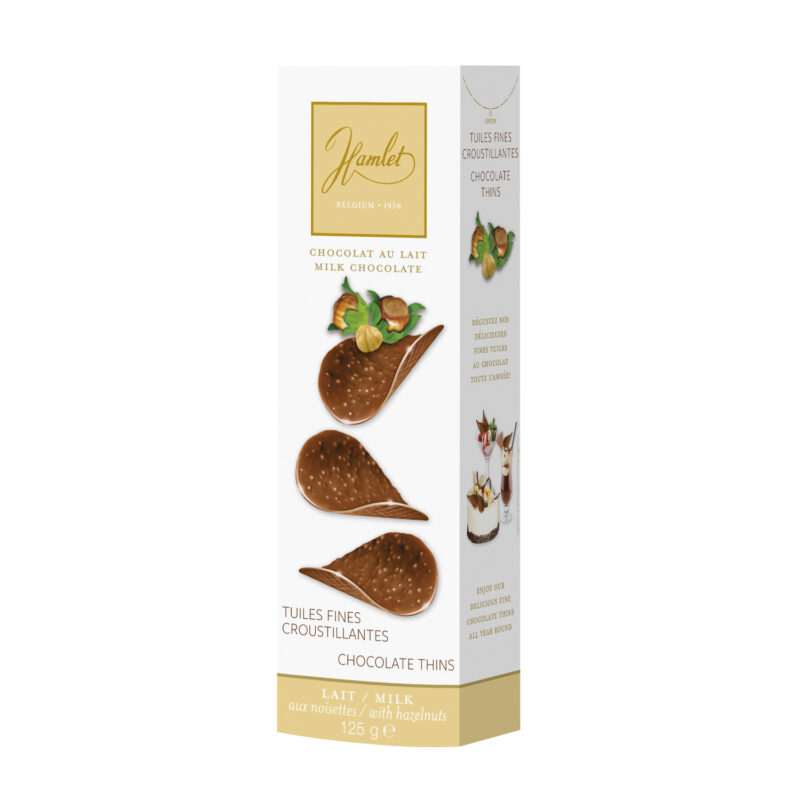 Hamlet milk hazelnut chocolate thins