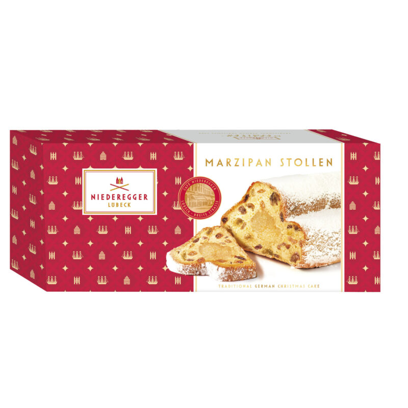 Marzipan stollen - fruit loaf with marzipan - VAT FREE