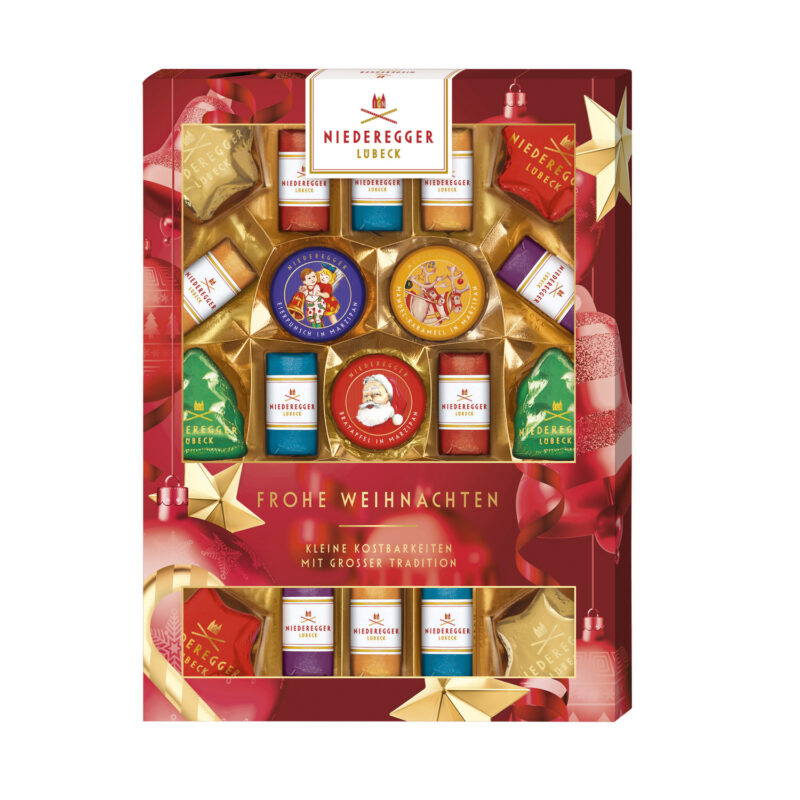 Christmas Marzipanerie - a selection of assorted marzipan treats