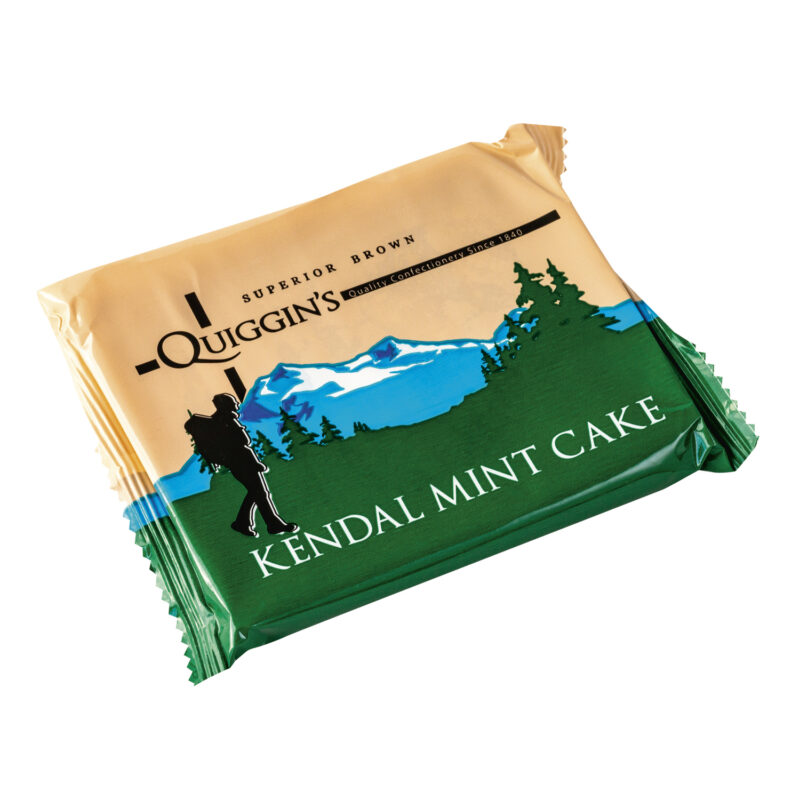 Quiggin's brown Kendal mint cake bar