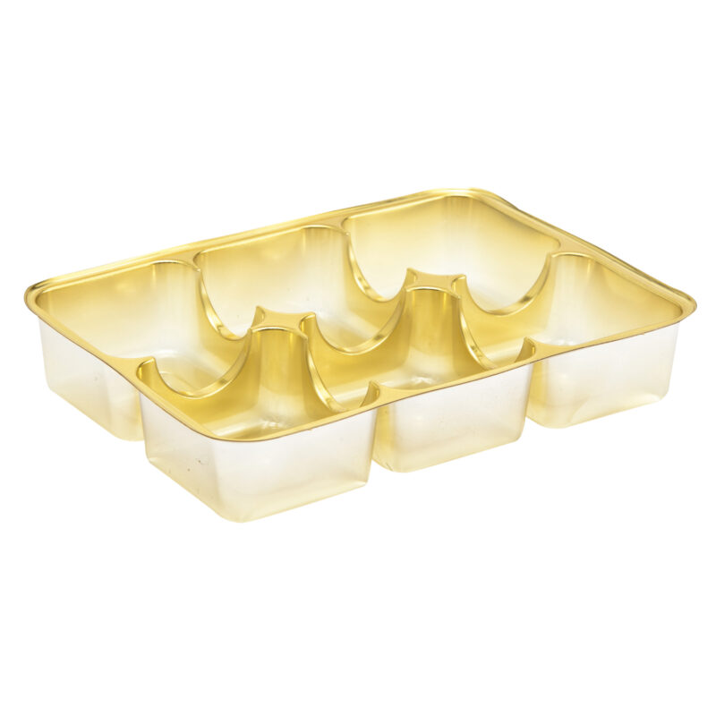 Gold 6 vac tray