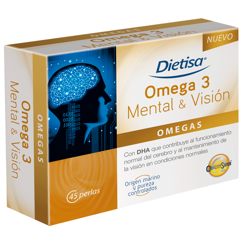 Dietisa Omega 3 Mental y Vision 45 Perlas