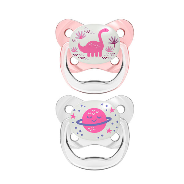 Dr. Brown’s Prevent Nocturne Pacifier Pink T/2 6-18M