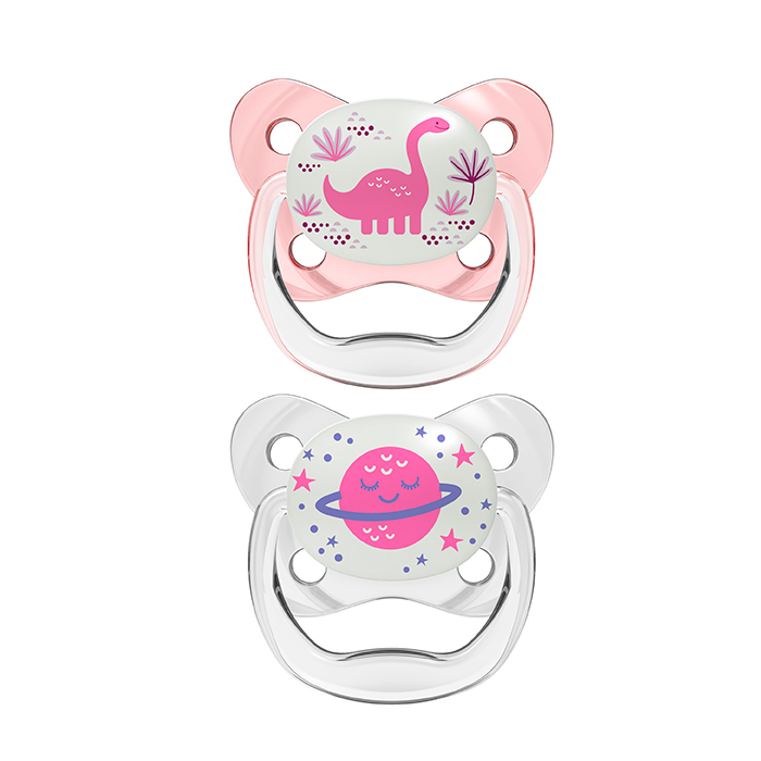 Dr. Brown’s Prevent Nocturne Pacifier Pink T/2 6-18M