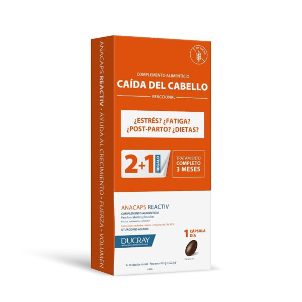 Ducray Anacaps Reactiv 3×30 Capsules