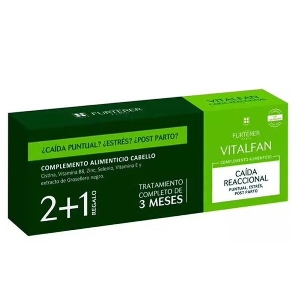 Rene Furterer Vitalfan Reactional Hair Loss 3×30 Capsules
