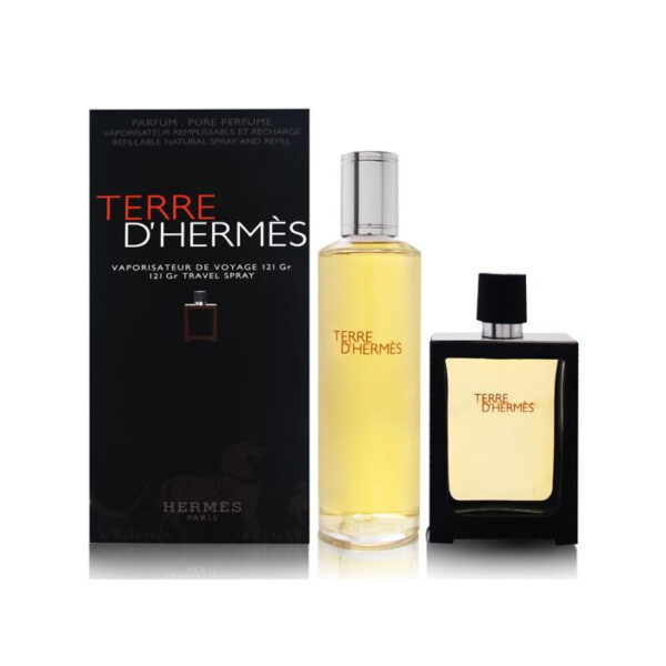 Terre D’hermes Eau De Perfume Spray Refillable 30ml Set 2 Pieces