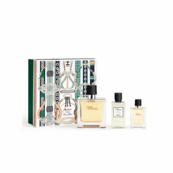 Terre D’Hermès Eau De Parfum Spray 75ml Set 3 Pieces