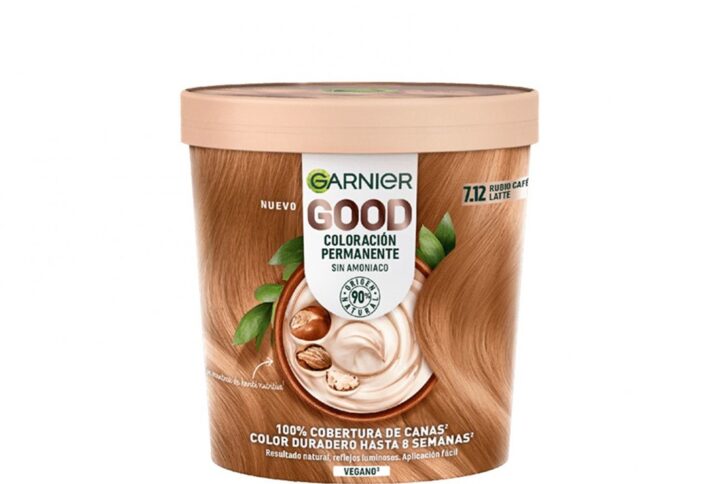 Garnier Good Coloración Permanente 7,12 Rubio Café Latte 1 U