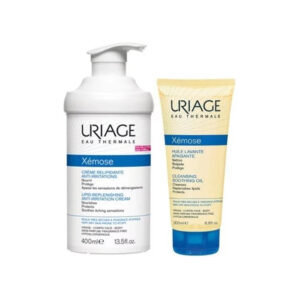 Uriage Xemose Lipid Replenishing Cream + Free Cleansing Soothing Oil 400ml