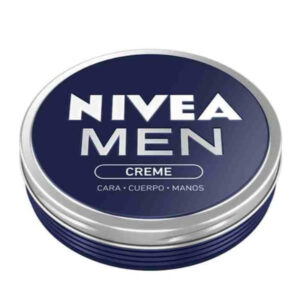 Nivea Men Creme Face Body Hands 150ml is a non-greasy moisturizer for men that hydrates and protects skin, leaving it smooth and refreshed.