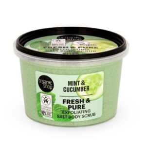 Organic Shop Fresh y Pure Menta Sales Exfoliantes Corporales
