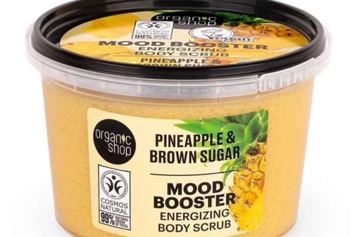 Organic Shop Mood Booster Piña Exfoliante Corporal Energizante