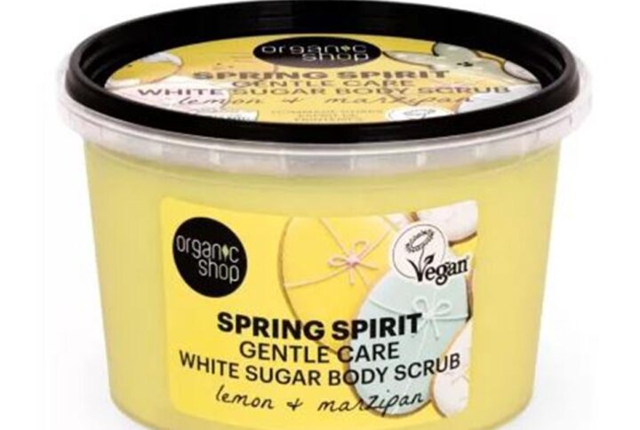 Organic Shop Sprint Spirit Exfoliante Corporal Azucar Blanco Limon y Mazipan 500ml