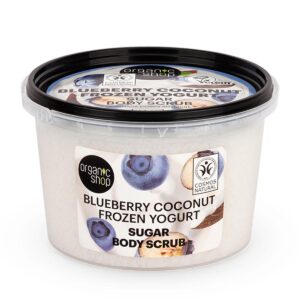 Organic Shop Blueberry Coconut Frozen Yogurt Exfoliante Corporal Azucar