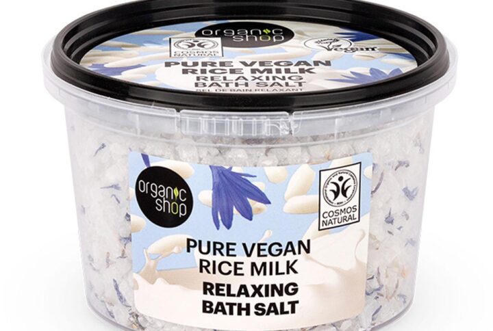 Organic Shop Pure Vegan Rice Milk Sales De Baño Relajantes