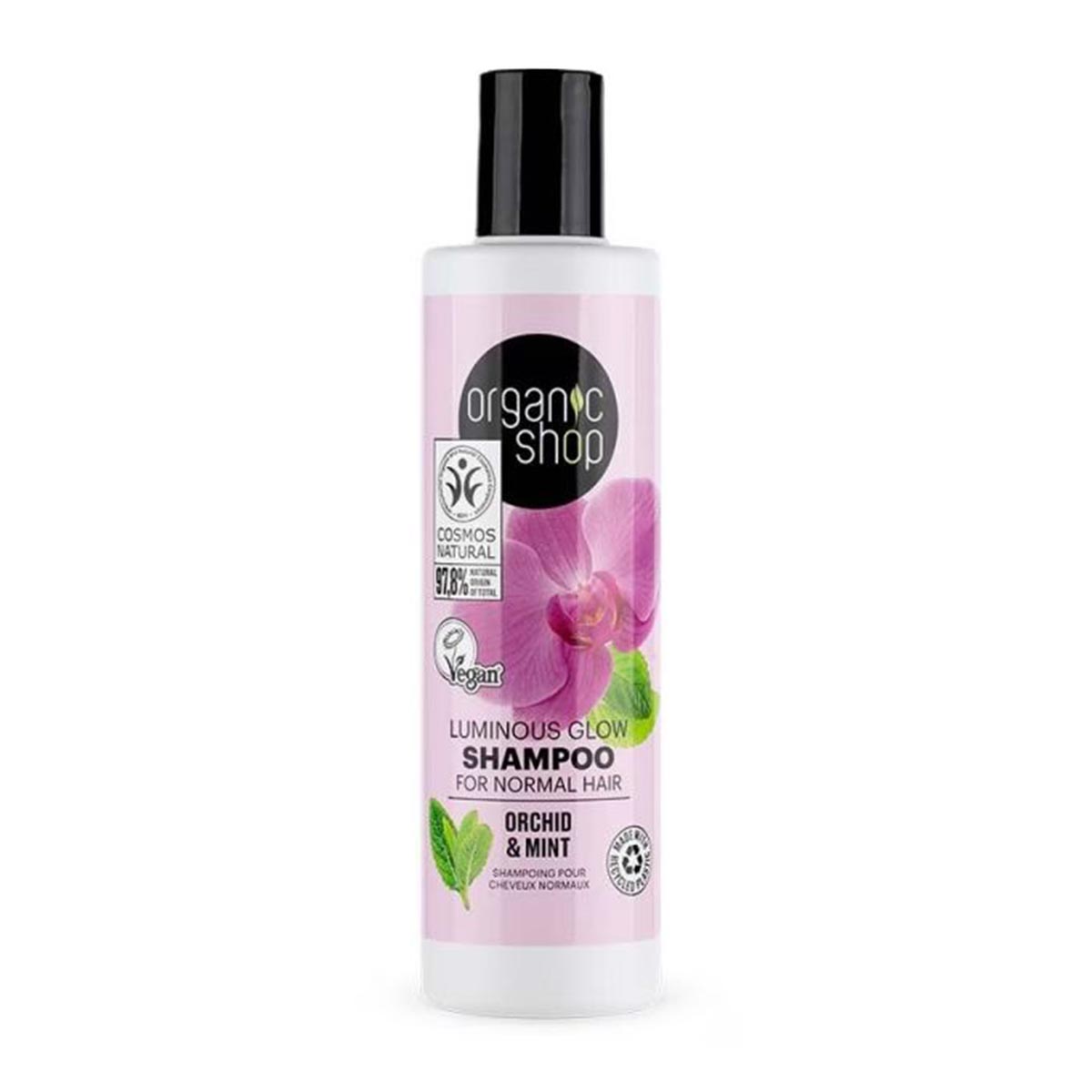 Organic Shop Natura Siberica Orchid y Mint Champu Cabello Normal