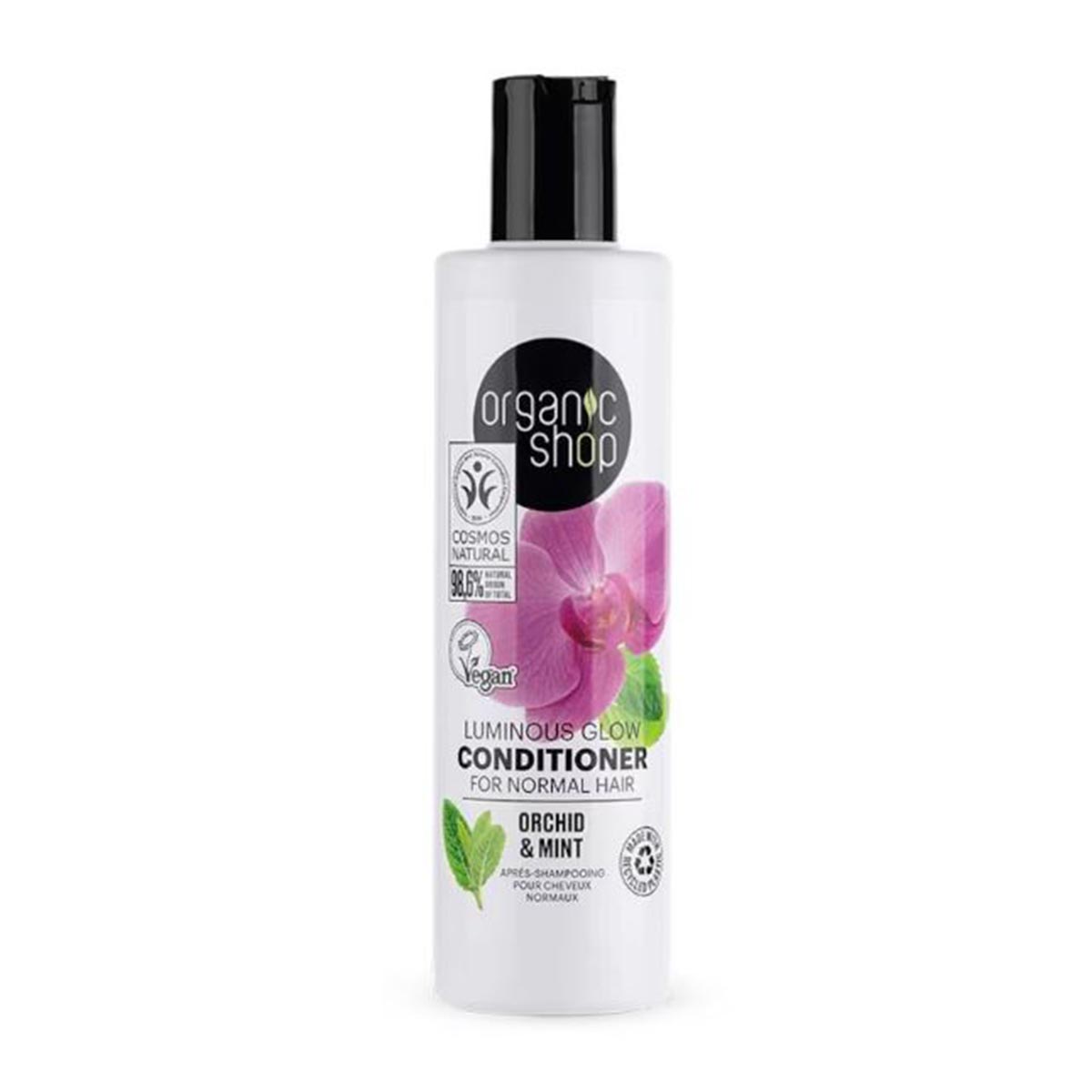 Organic Shop Natura Siberica Orchid y Mint Acondicionador Cabello Normal