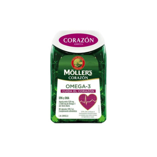 Moller’s Heart Omega-3 80 Capsules