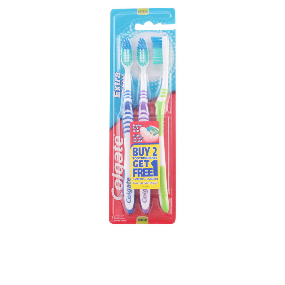 COLGATE Toothbrushes, Multicolour, 3 Pcs