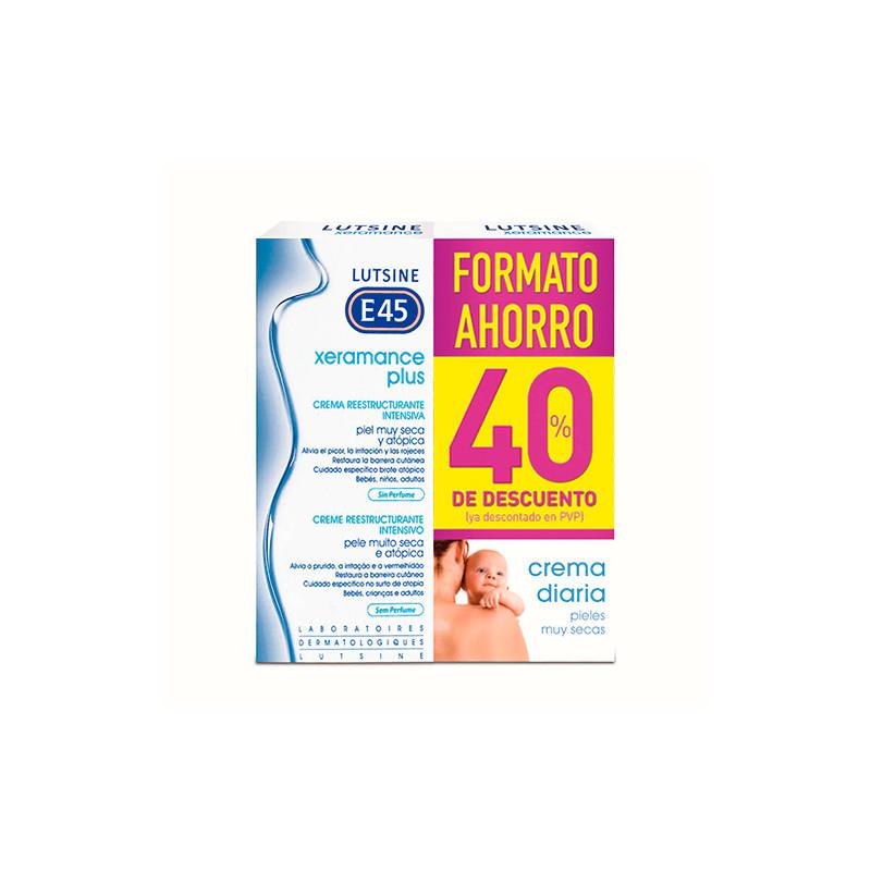 E45 Lutsine Xeramance Plus Sin Perfume DUPLO 100 ml + 100 ml