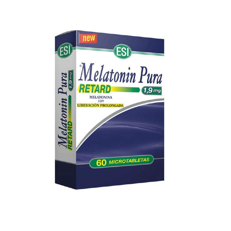 Melatonin retard pura 1,9 mg 60tabl esi