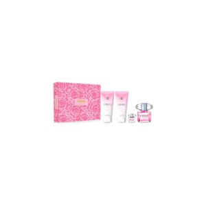 Versace Bright Crystal Set Edt 90ml+edt 5ml+b/l 100ml+ S/g 100ml