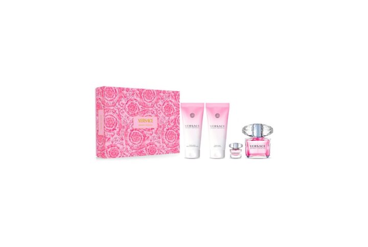 Versace Bright Crystal Set Edt 90ml+edt 5ml+b/l 100ml+ S/g 100ml