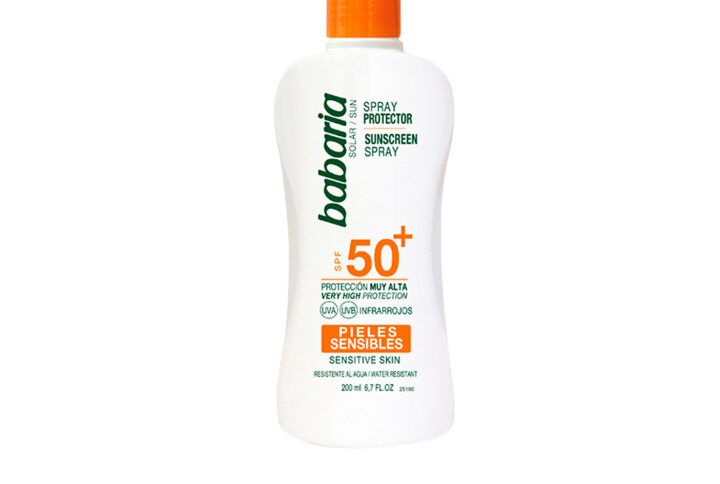 Babaria Sunscreen Spray For Sensitive Skin Spf50 200ml