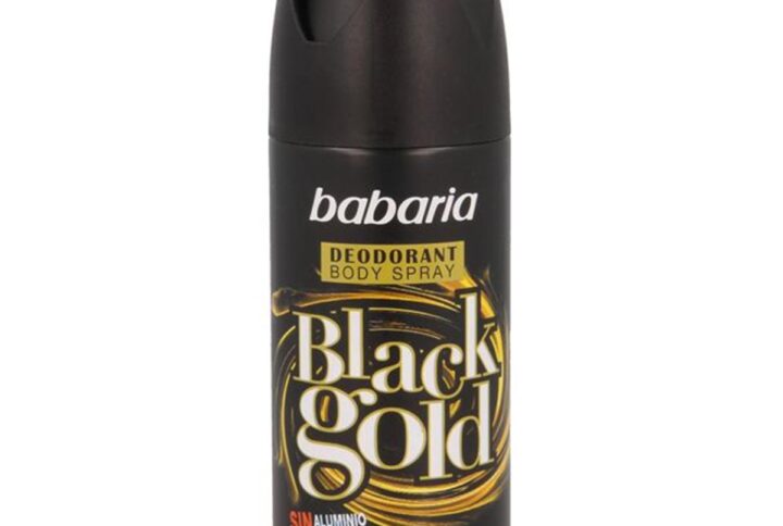 Babaria Black Gold Deodorant Spray 150ml+50ml Free