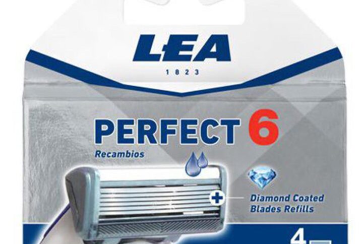 Replacement cartridges for the Lea Perfect 6 Blades + Diamond Blades razor 4 pcs