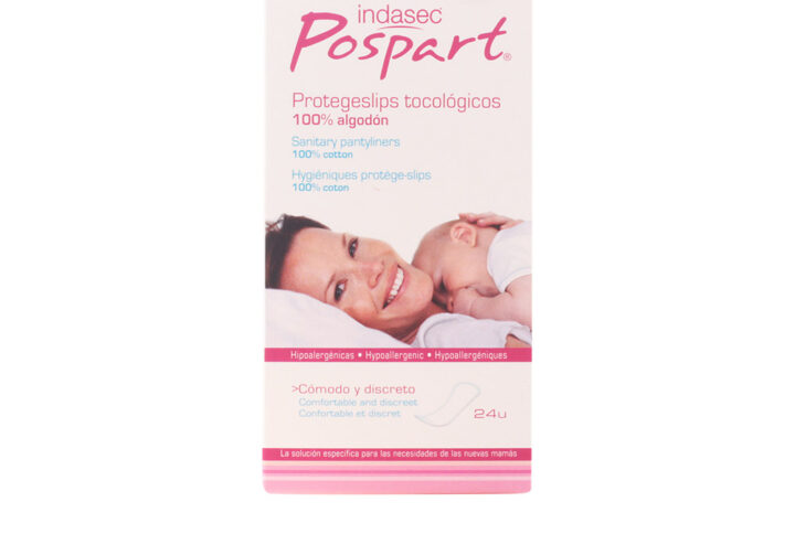 Indasec Pospart Pantilyner Tocologico 100% Cotton 24 Units