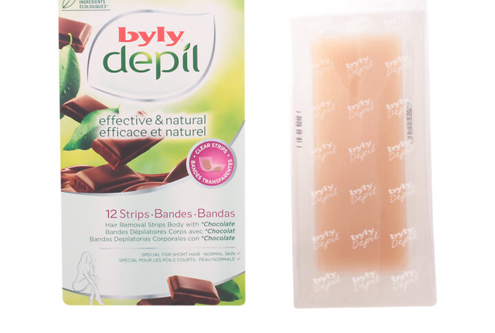 Byly Depil Chocolate Hair Removal Strips Body With Chocolate 12 Units