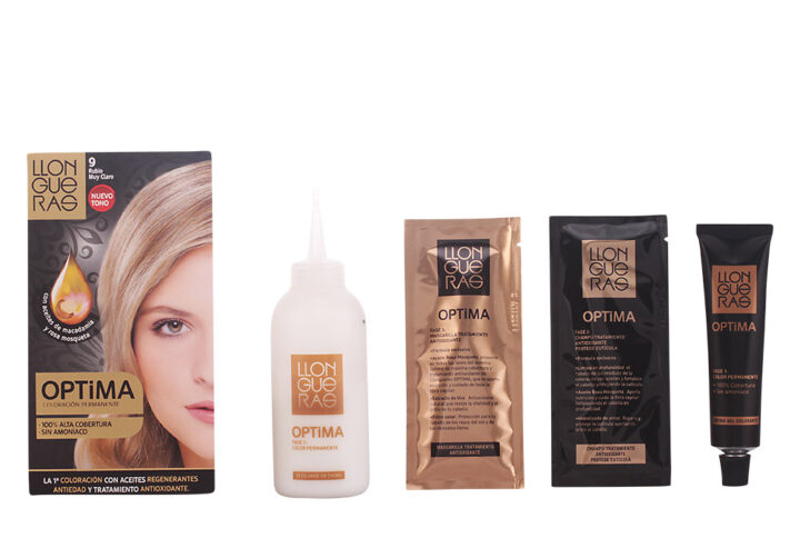 Llongueras Optima Permanent Hair Colour Ammonia Free 9 Very Light Blond