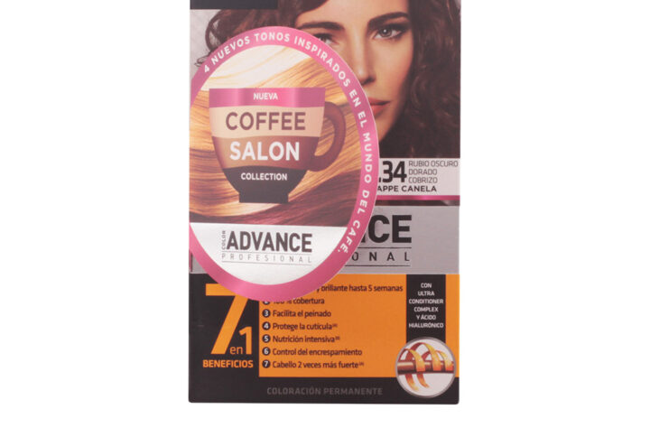 Llongueras Color Advance Coffee Salon Collection Hair Colour 6.34 Dark Golden Copper Blond