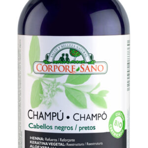 Corpore Champu Henna 300ml Cabellos Negros Bio