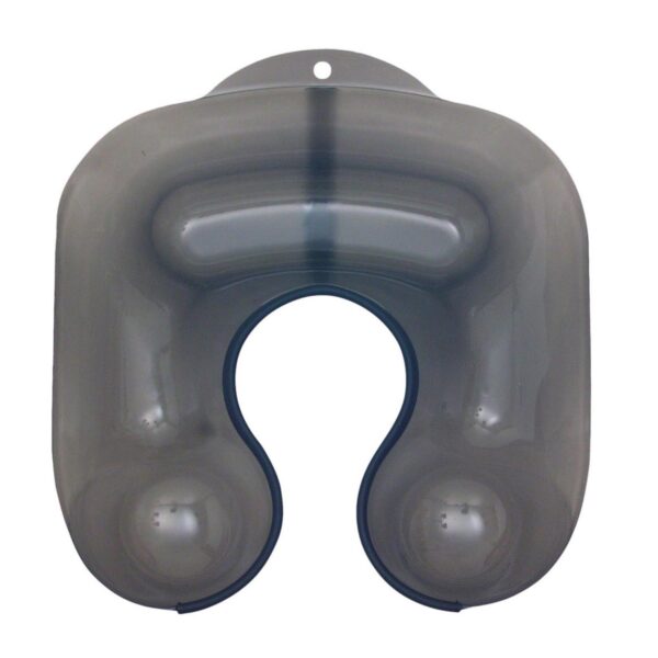 Eurostil Plastico Con Ribete Protector Cuello 36×36 Color Negro Negro 1u 1un