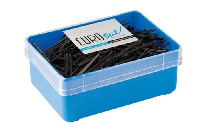 Eurostil Anti-Deslizante Caja Clips Negro Negro