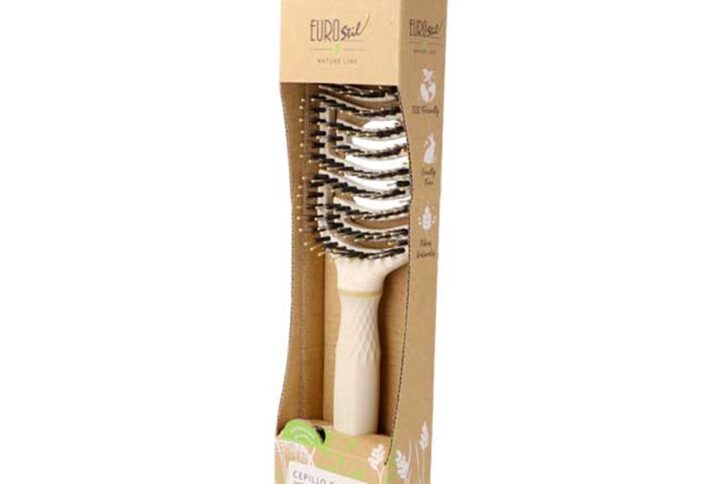 Eurostil Eco Natural Cepillo Flexible Doble Pua 1un
