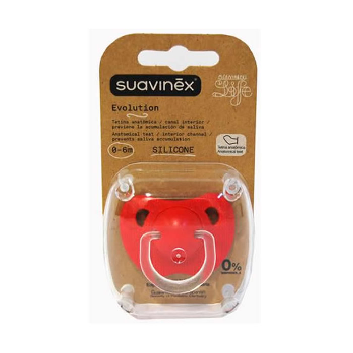 Suavinex  Evolution Anatomical Silicone Teat Soother +6m